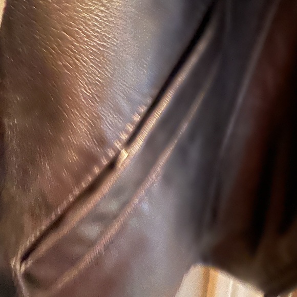 Via Spiga Women’s lamb leather black jacket with black knit. Size medium - Picture 6 of 8